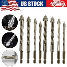 Eccentric Drill Bit Set Four-Flute Sawtooth Eccentric Drill Bit High Hardness US