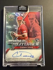 2025 Topps Chrome Black Caden Dana Super Futures Auto /99 Angels RC
