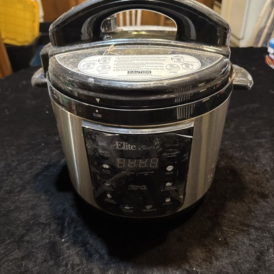 #ad Elite Bistro 4 Qt Digital Pressure Cooker new never used no box $39.85