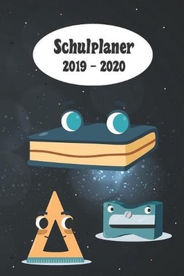 Schulplaner 2019 - 2020: gl?ckliches Buch Dreieck Spitzer das hausaufgabenheft 2