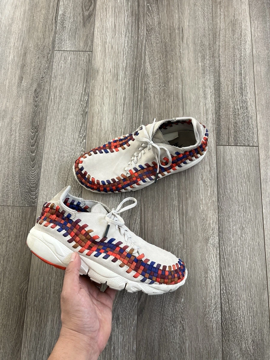 Nike Air Footscape Woven NM Light Bone Rainbow for Sale