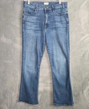 MOTHER Jeans Women 30 Hustler Ankle Heirloom Blue Denim Style 1307-104