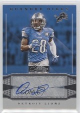 2016 Panini Donruss Signature Series Quandre Diggs #3 Auto 10k8