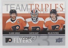 2019 Upper Deck Team Triples Claude Giroux Carter Hart Nolan Patrick #TT-7 2o7