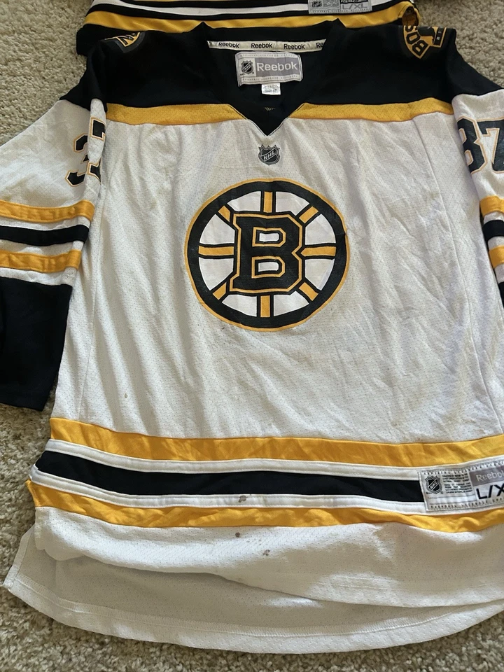 Lot Of Four (4) Boston Bruins Youth Hockey Jerseys Worn/Used | ALL Kids L/XL - Image 3 of 4