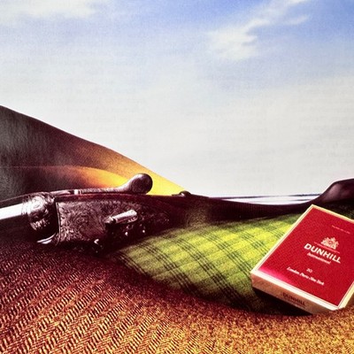 1994 Dunhill International Cigarettes English Hunt Theme Vintage Print Ad