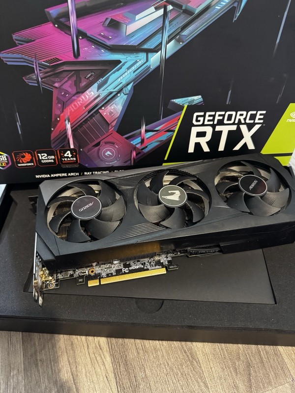 GIGABYTE AORUS NVIDIA GeForce RTX 3060 12GB GDDR6 Graphics Card. GPU.