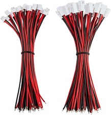 30 Pairs Jst-XH 2.54mm Pitch 22AWG 2 Pin Plug Connector with 7.87inch 20cm U...