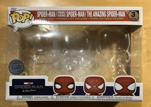 Funko Pop Spider-Man No Way Home 3-Pack Special Edition Box Only Empty