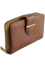 Fossil Portemonnaie Damen Geldbörse Geldbeutel Brieftasche Leder Braun #zgd8wzd
