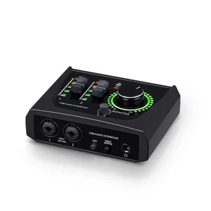 Mini 2 Chaîne USB Interface audio pour l'enregistrement, le streaming et la baladodiffusion,