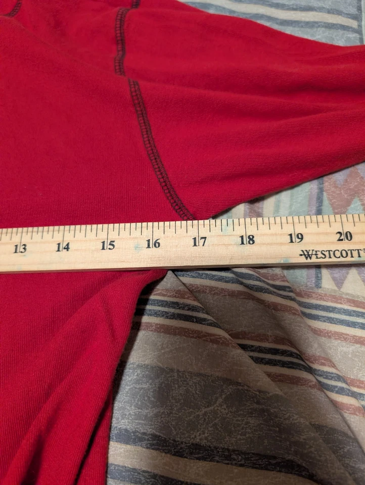 Pijama Lazy One Bear Bum Rojo Flapjack Long Johns Una Pieza Talla Adulto S Foto 3 de 4