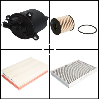 PURRO Filterset, Inspektionspaket für Ford GALAXY II MONDEO IV Turnier S-MAX
