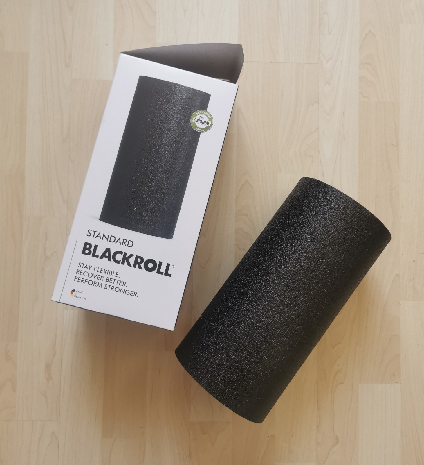 Blackroll Faszienrolle Standart Rolle zur Selbstmassage Muskulatur Regeneration