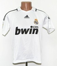 REAL MADRID 2008/2009 HOME FOOTBALL SHIRT ADIDAS SIZE YL BOYS