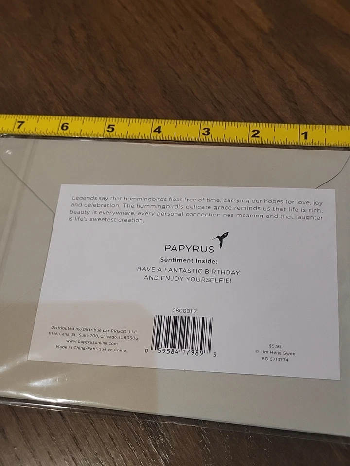 2 Papyrus Cards Elephants Birthday Quality Cards C10 - Image 3 of 4