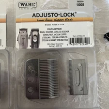 GENUINE NEW Wahl 1005 Adjusto-Lock Clipper Blade 3 Hole For Designer, Senior