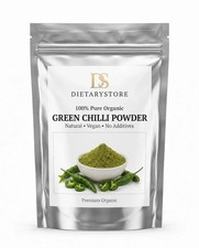 Pure Green Chilli Powder Hot Spice Fresh Fine Ground Cooking Masala