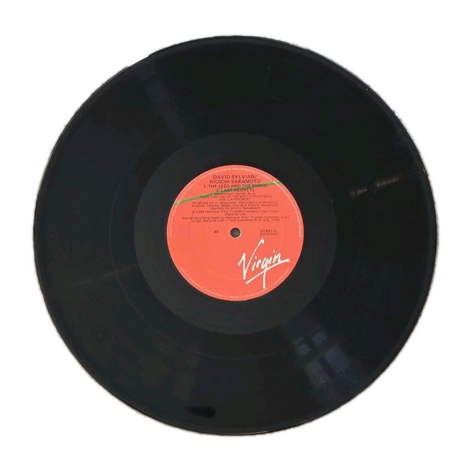 DAVID SYLVIAN & RIUICHI SAKAMOTO "Forbidden Colours" RARE AUSSIE 3Tk 12" SINGLE - Image 4 of 4