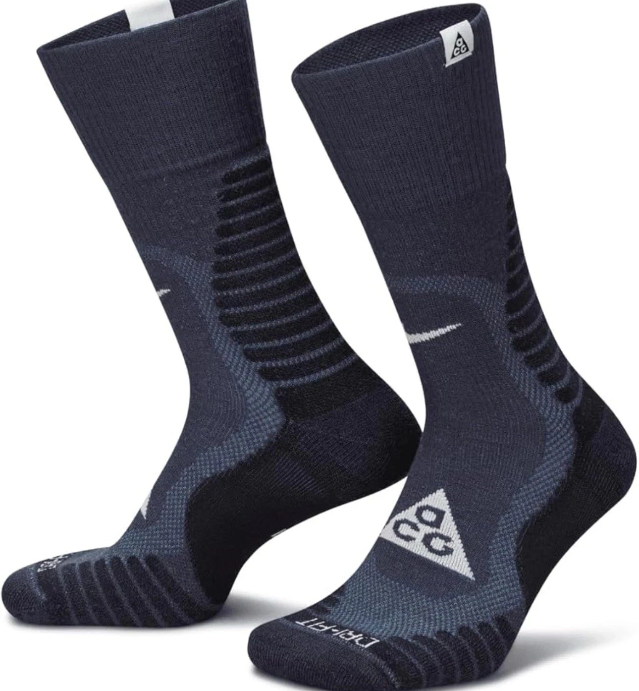 NEW Nike ACG Wool Blend Outdoor Crew Socks 1 Pair Mens Size S. DV5465-001