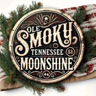 Vintage Tennessee Smoke Old Fashioned Whiskey Tin Metal Signs Wall Decor 8X8