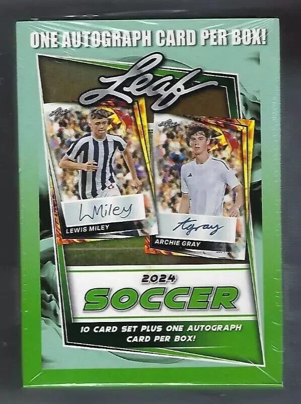 2024 Leaf Soccer Factory Sealed 20 Blaster Box Case 1 Autograph Auto Per Box - Image 2 of 3