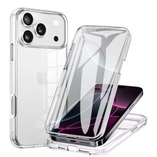 FOR Apple iPhone 17 + 17 Air 17 Pro Max Shockproof 360 Front Cover and Back Case