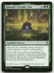 Kamahl's Druidic Vow #166/269 Rare Legendary Sorcery Dominaria DOM
