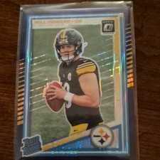 2025 Panini Donruss Optic Will Howard #233 Rated Rookie Prizm Steelers