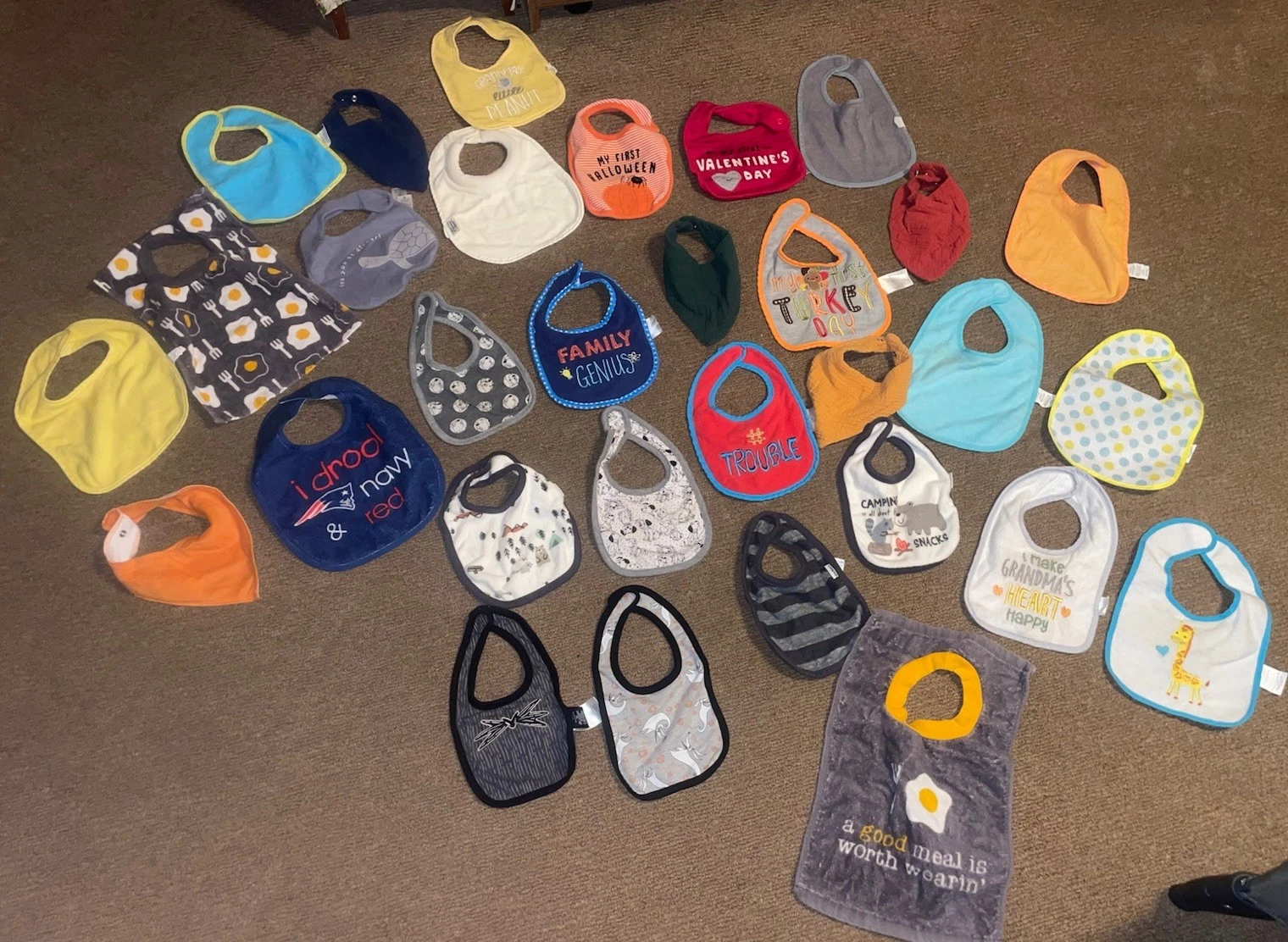 Baby Boys Bibs Lot Of 31 Playtex, Disney, Gerber, Carters 101 Dalmatians
Opens in a new window or ta