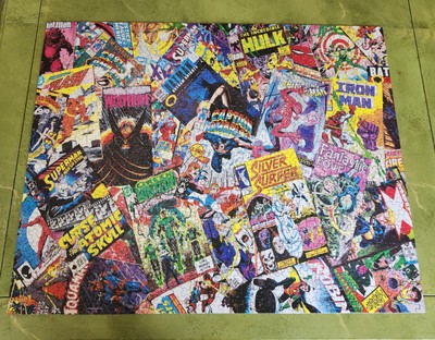 SPRINGBOK PUZZLE COMIC BOOKS GALORE COMPLETE  MARVEL DC 1000pc