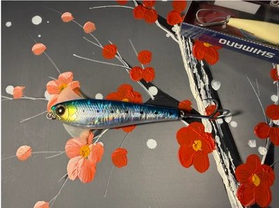 Shimano Waxwing Blue Sardine 45g 118mm Saltwater Sub-Surface Lure (#10U18) - Image 1 of 4