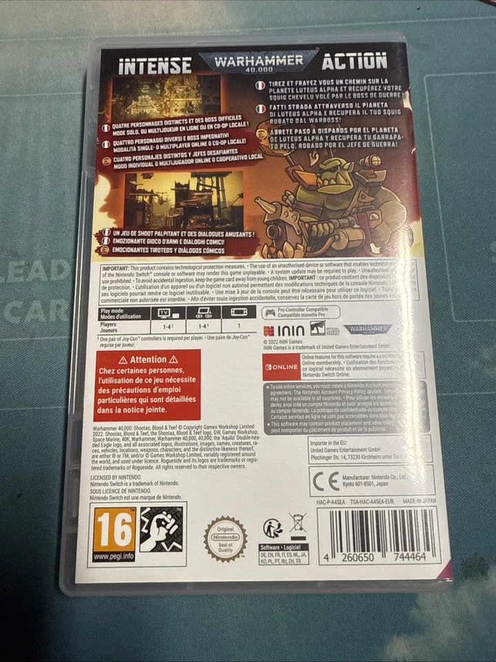 Warhammer 40,000: Shootas, Blood & Teef, Switch , Multilingua, Usato, foto 3 di 3