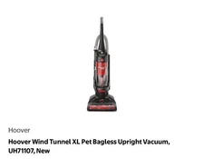 Hoover Wind Tunnel XL Pet Bagless Upright Vacuum, UH71107, New