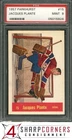 1957 PARKHURST #15 JACQUES PLANTE CANADIENS HOF POP 7 PSA 9