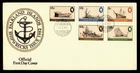 DR WHO 1982 FALKLAND ISLANDS FDC SHIP WRECK COMBO R83488