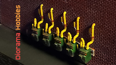 5 Gas Meters HO, S and O Scale