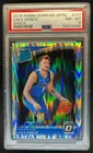 2018-19 Donruss Optic Luka Doncic Shock Rookie RC #177 Mavericks PSA 8