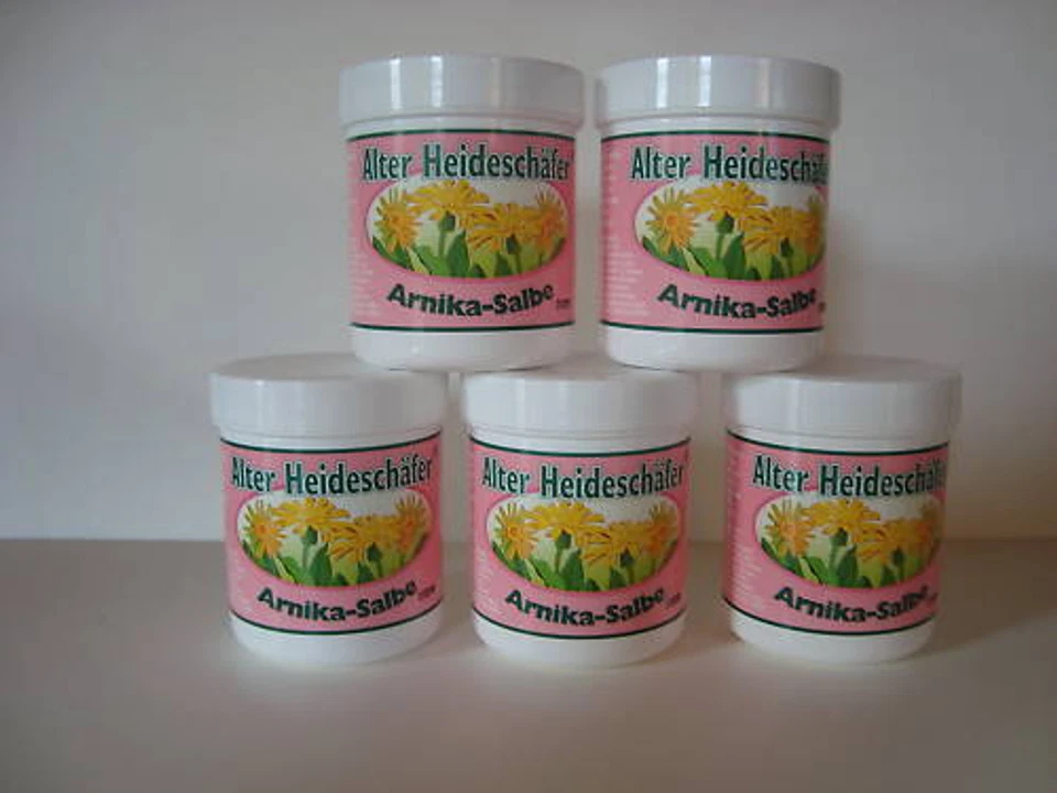 ASAM IRIS COSMETIC 10x Alter Heideschäfer ARNIKA SALBE a´100ml Hautpflege Kräutercreme Asam Iris