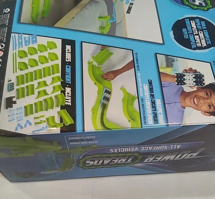 Power Treads Hyperdrive Zipline Car Set  (60 Pieces Plus Vehicle) - Image 3 of 4