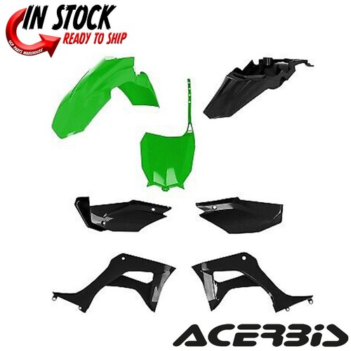 Acerbis Full Plastic Kit Green/Black Honda CRF110F CRF 110F 20192022