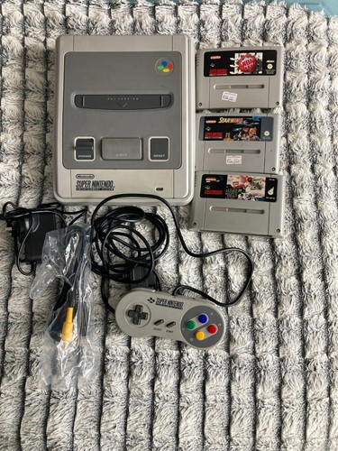 snes console + games nintendo