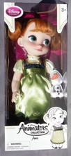 ANNA poupée ANIMATOR Disney + doudou OLAF reine des neiges Frozen 2014 NRFB