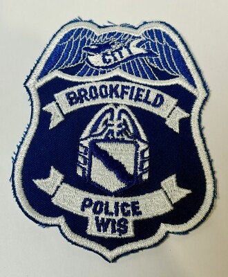 WISCONSIN WI BROOKFIELD POLICE NICE SHOULDER PATCH | eBay