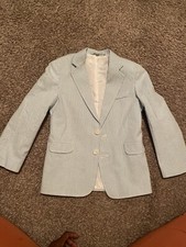 Class Club Blazer Boys Size 7 Blue And White Strip