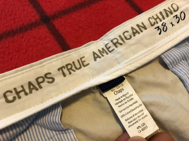 CHAPS TRUE AMERICAN CHINO MEN'S Sz 38 X 29 QUALITY COMFORT KHAKI CASUAL PANTS | eBay