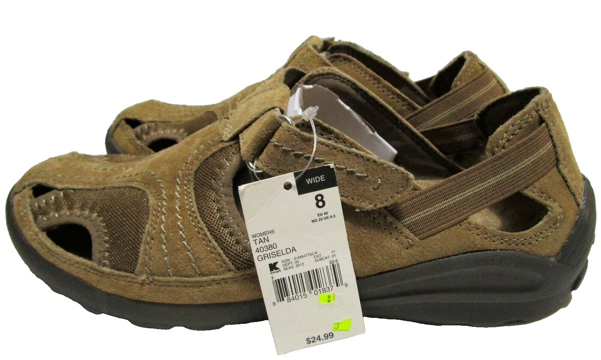 Cobbie Cuddlers Womens Mismatched LEFT Size W, RIGHT Size 10 W Tan Suede  Shoes