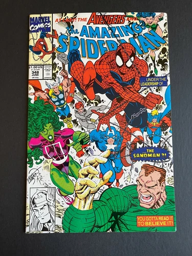 Amazing Spider-Man #348 - Righteous Sand (Marvel, 1991) NM