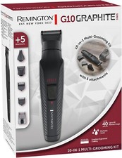 Remington G10 Graphite PG2100 10-in-1 Men's Trimmer Beard Hair Grooming Kit NEW