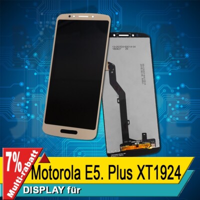 Display Für Motorola Moto E5 Plus XT1924 Komplettes Bildschirm Lcd Touch Gold